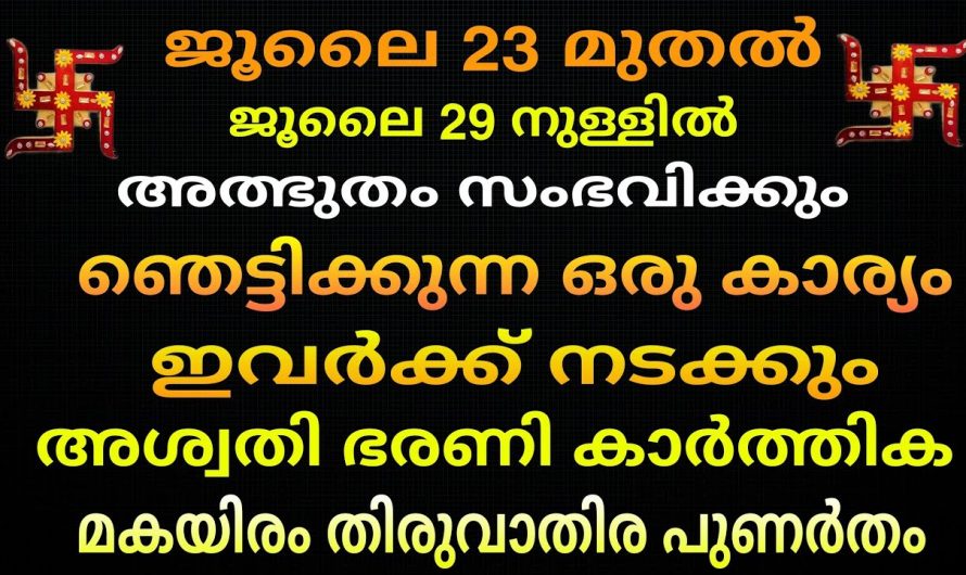 ഈ നക്ഷത്രക്കാരുടെ ജീവിതത്തിൽ ഇരട്ടി നേട്ടമാണ് ഉണ്ടാകാൻ പോകുന്നത്..