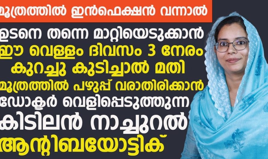 യൂറിനറി ഇൻഫെക്ഷൻപരിഹരിക്കുവാൻ ശ്രദ്ധിക്കേണ്ട കാര്യങ്ങൾ.