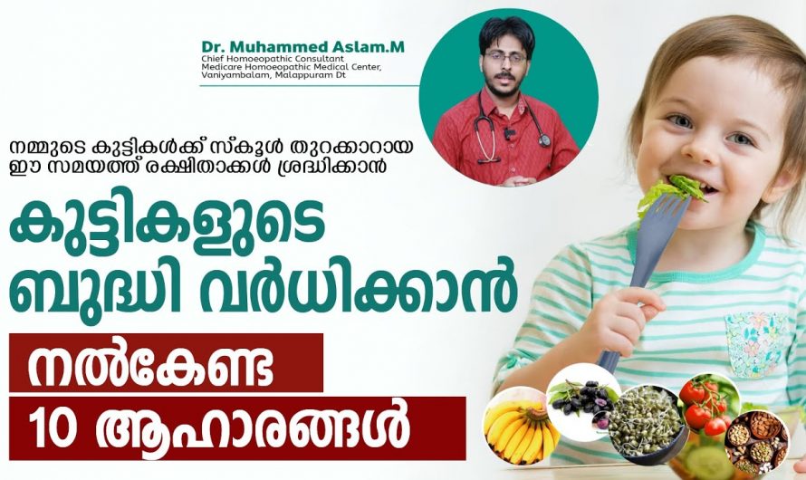 കുഞ്ഞുങ്ങളുടെ ബുദ്ധി വികസനത്തിന് ഓർമ്മശക്തി വർദ്ധിപ്പിക്കാനും ആരോഗ്യ സംരക്ഷിക്കാനും ഇത്തരം ഭക്ഷണപദാർത്ഥങ്ങൾ ശീലിപ്പിക്കു.