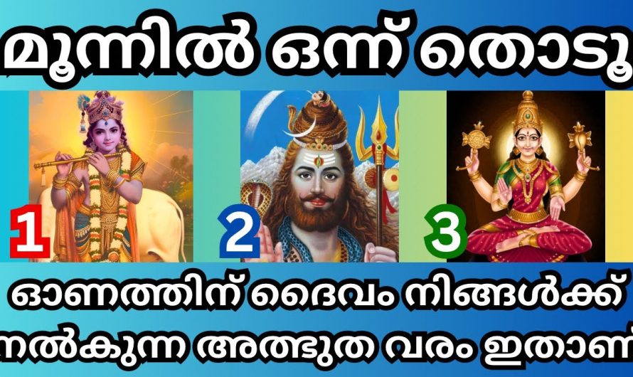 ഈ മൂന്ന് ചിത്രങ്ങളിൽ ഒന്ന് തെരഞ്ഞെടുക്കു നിങ്ങൾക്ക് ലഭിക്കുന്ന അനുഗ്രഹങ്ങളെ കുറിച്ച് മനസ്സിലാക്കുക..