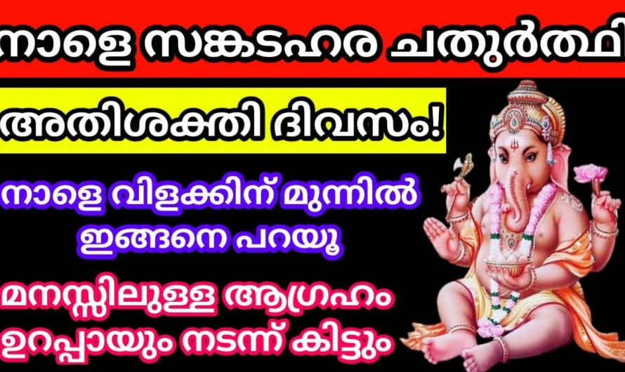 സങ്കടകര ചതുർത്തി ദിവസം ഇങ്ങനെ പ്രാർത്ഥിച്ചാൽ ഇരട്ടി ഗുണം.