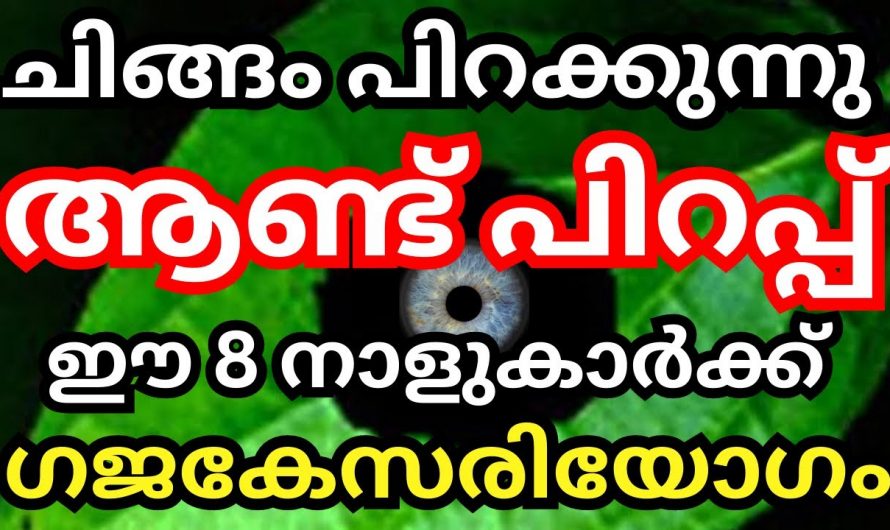 കർക്കിടക മാസം ഒന്നാം തീയതി മുതൽ ഈ 8 നക്ഷത്രക്കാരുടെ  ജീവിതത്തിൽ വളരെ വലിയ സൗഭാഗ്യങ്ങൾ ലഭ്യമാകും..