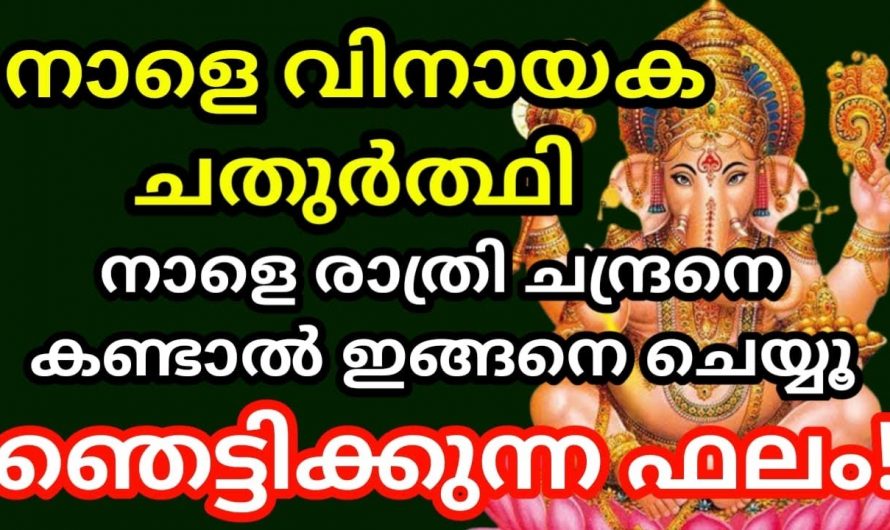 ഓഗസ്റ്റ് 20 വിനായക ചതുർത്തി ദിവസം നിങ്ങൾ ചെയ്യേണ്ടത്…