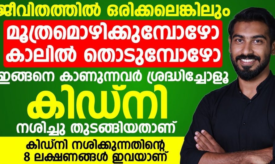 നമ്മുടെ ശരീരത്തിലെ കിഡ്നിക്ക് തകരാറുകൾ സംഭവിക്കുമ്പോൾ ഇത്തരം ലക്ഷണങ്ങൾ ഉണ്ടാകും.