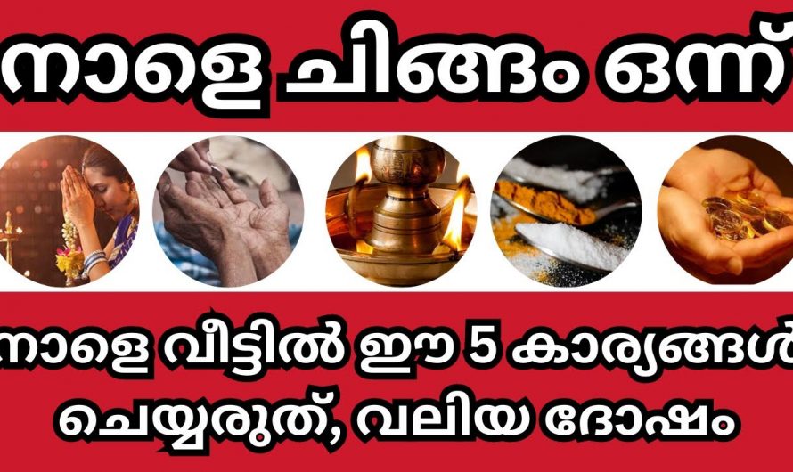 ചിങ്ങം ഒന്ന് ഇത്തരം കാര്യങ്ങൾ വീട്ടിൽ ഒരിക്കലും ചെയ്യരുത്.