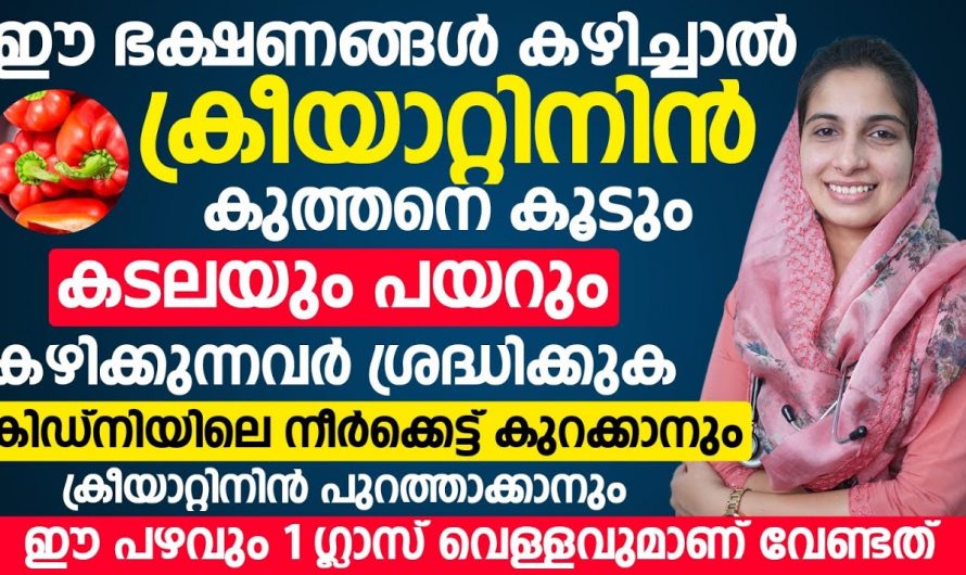 ശരീരത്തിൽ ക്രിയാറ്റിൻ  അളവ് കൂടിയാൽ എന്ത് സംഭവിക്കും…