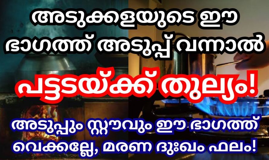 വീട്ടിൽ അടുക്കളയുടെ സ്ഥാനം ഇവിടെയായിരിക്കണം…