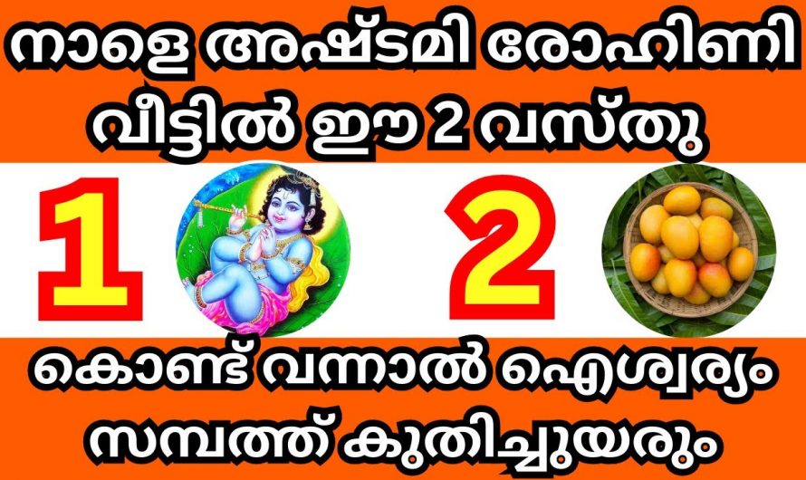 അഷ്ടമി രോഹിണി ദിവസം ഇക്കാര്യം വീട്ടിൽ പ്രത്യേകം ശ്രദ്ധിക്കണം..