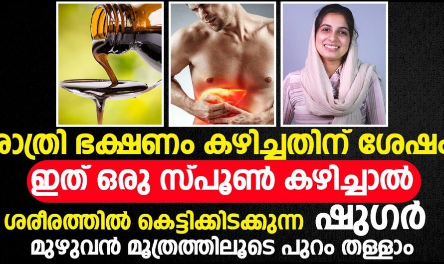 എത്ര കടുത്ത പ്രമേഹത്തെയും വളരെ എളുപ്പത്തിൽ പരിഹരിക്കാം..