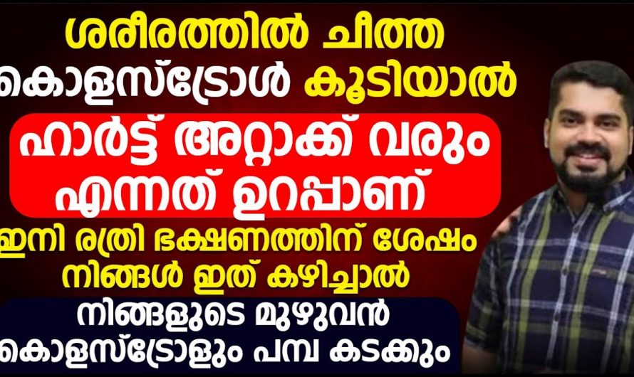 കൊളസ്ട്രോൾ കുറയ്ക്കാൻ ഇത്തരം ഭക്ഷണങ്ങൾ ശീലമാക്കു..