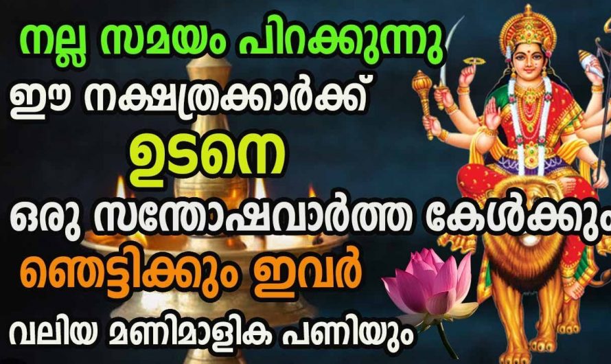 ജീവിതത്തിലെ ദുഃഖ ദുരിതങ്ങൾ മാറുന്നു ഇവരുടെ ജീവിതത്തിൽ ശുക്രൻ ഉദിക്കുന്നു