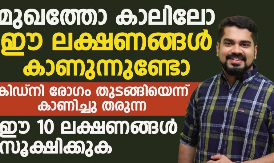 ഇത്തരം ലക്ഷണങ്ങൾ കിഡ്നി അപകടത്തിൽ ആണെന്ന് സൂചിപ്പിക്കും…