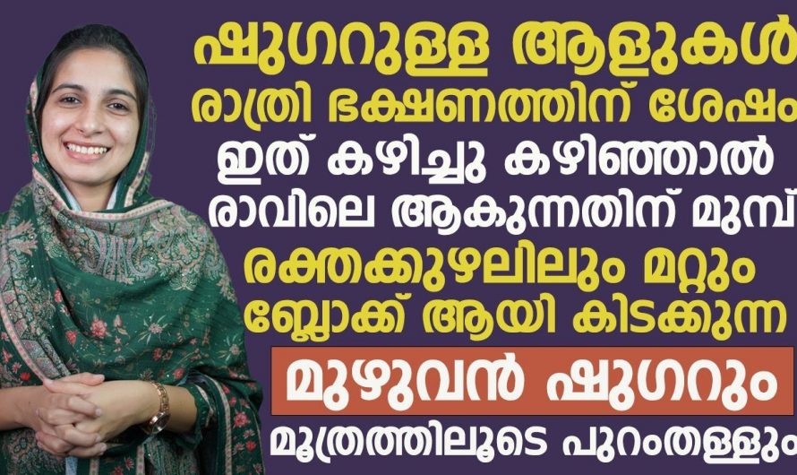 പ്രമേഹരോഗത്തെ നല്ല രീതിയിൽ നിയന്ത്രിക്കാൻ ഭക്ഷണശേഷം ഈയൊരു കാര്യം ചെയ്താൽ മതി…