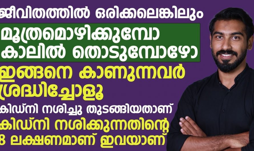 ഇത്തരം ലക്ഷണങ്ങൾ നിങ്ങളുടെ കിഡ്നിയുടെ ആരോഗ്യ കുറവ് കാണിക്കുന്നു…