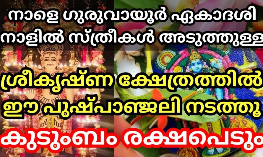 ഗുരുവായൂർ ഏകാദേശി അമ്പലത്തിൽ പോയാൽ ചെയ്യേണ്ട പ്രധാനപ്പെട്ട കാര്യങ്ങൾ..