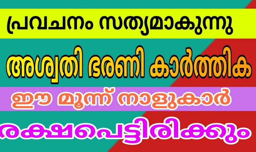 ജീവിതത്തിൽ വളരെ വലിയ നേട്ടങ്ങൾ നേടാൻ പോകുന്ന നക്ഷത്രക്കാർ…