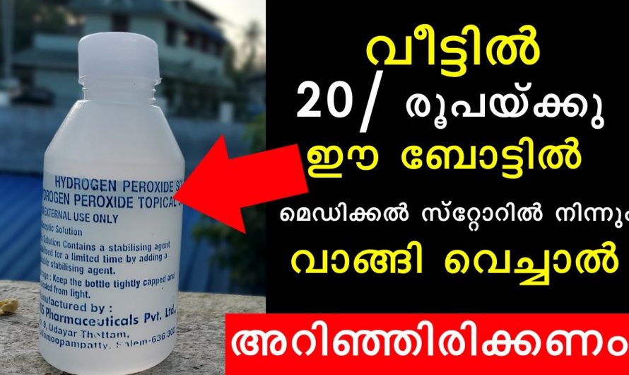 ഒത്തിരി പ്രശ്നങ്ങൾക്ക് കിടിലൻ പരിഹാരം ഈ  20 രൂപയുടെ ബോട്ടിൽ..