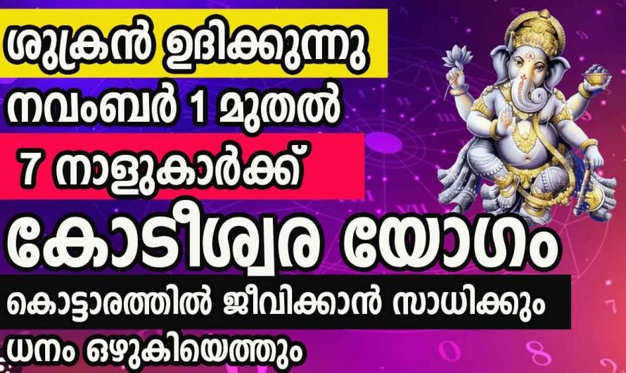 ഈ നക്ഷത്രക്കാരുടെ ജീവിതത്തിൽ ആഗ്രഹിച്ച കാര്യങ്ങളെല്ലാം സാധ്യമാകുന്ന സമയം അറിഞ്ഞു പ്രവർത്തിച്ചോളൂ…