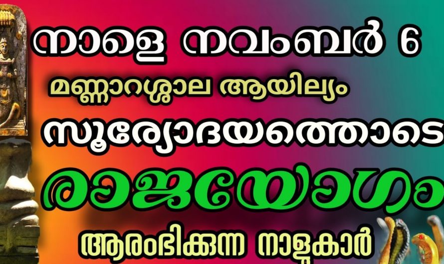 മണ്ണാറശാല ആയില്യം മുതൽ ഈ നക്ഷത്രക്കാരുടെ ജീവിതത്തിൽ വളരെയധികം സൗഭാഗ്യങ്ങളുടെ കാലഘട്ടം…