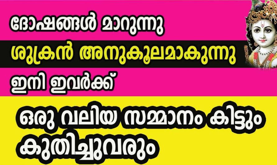 ശുക്രൻ  ഉദിക്കുന്ന നക്ഷത്രക്കാർ ഇവർക്ക് മഹാഭാഗ്യത്തിന്റെ നാളുകൾ..😱