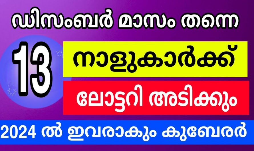 ഡിസംബർ മാസത്തിലെ അവസാനത്തിൽ ഈ  നക്ഷത്രക്കാർക്ക്  സൗഭാഗ്യങ്ങളുടെ കാലഘട്ടം.. 🥰