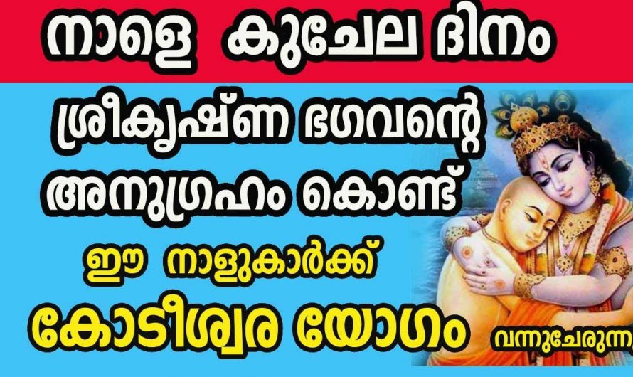 കുചേല ദിനത്തിൽ ശ്രീകൃഷ്ണ ഭഗവാന്റെ അനുഗ്രഹം ലഭ്യമാകുന്ന നക്ഷത്രങ്ങൾ.👌