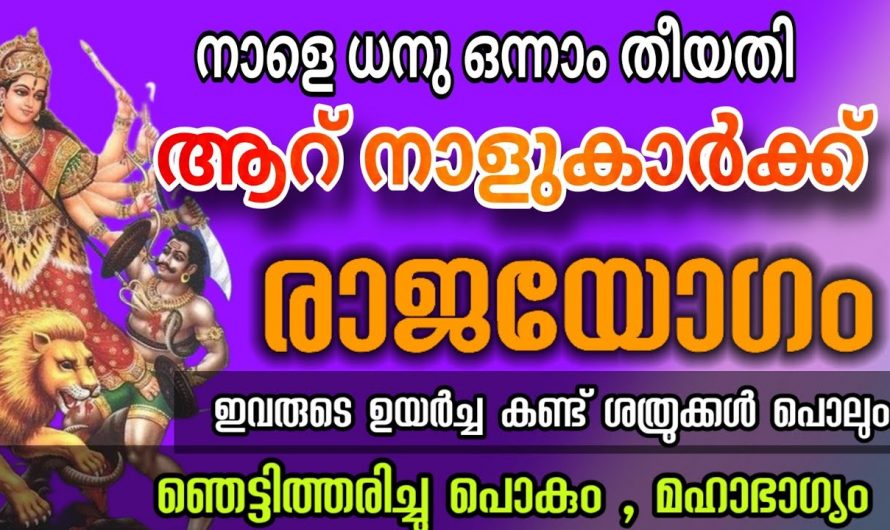 ധനുമാസത്തിന്റെ  ആരംഭത്തിൽ ഈ നക്ഷത്രക്കാർക്ക് സൗഭാഗ്യങ്ങളുടെ പെരുമഴ..👌