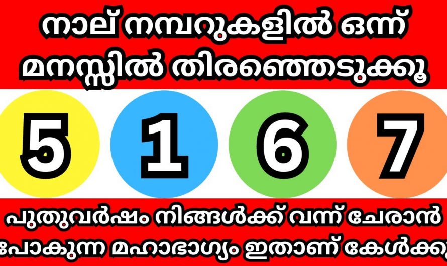 ഈ സംഖ്യകളിൽ ഒന്ന് തെരഞ്ഞെടുപ്പ് നിങ്ങളുടെ 2024നിങ്ങളുടെ ഭാവി പറയും…👌