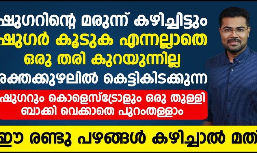 ജീവിതശൈലി രോഗങ്ങളായ പ്രമേഹവും കൊളസ്ട്രോൾ എളുപ്പത്തിൽ നിയന്ത്രിക്കാൻ. 😱