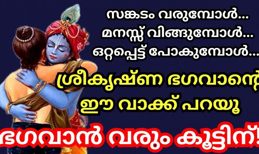 നിങ്ങളുടെ മനസ്സിൽ താങ്ങാൻ ദുഃഖം വരുമ്പോൾ ഈ ഒരു കാര്യം പ്രാർത്ഥിച്ചാൽ മതി…😱