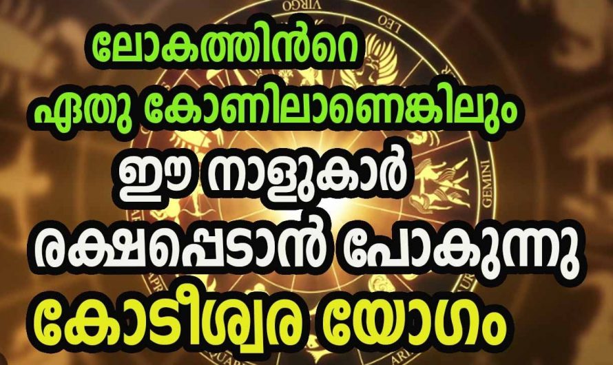 ജീവിതത്തിൽ ഉയർച്ചകൾ വന്ന് ചേരുന്ന നക്ഷത്രങ്ങൾ. 👌