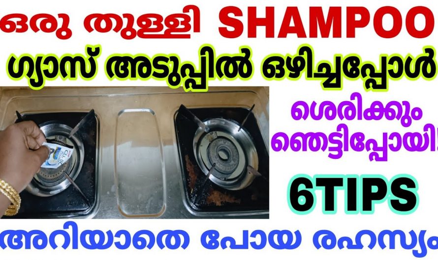 ഗ്യാസ് സ്റ്റവും അടുക്കളയും വൃത്തിയോടെയും നല്ല മണത്തോടെയും നിലനിൽക്കാൻ കിടിലൻ വഴി..