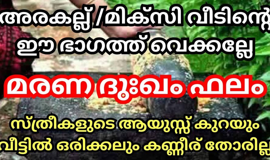 വീട്ടിൽ അടുക്കളയിൽ വസ്തുക്കൾ സൂക്ഷിക്കുമ്പോൾ വാസ്തുപരമായി  ശ്രദ്ധിക്കേണ്ട കാര്യങ്ങൾ…