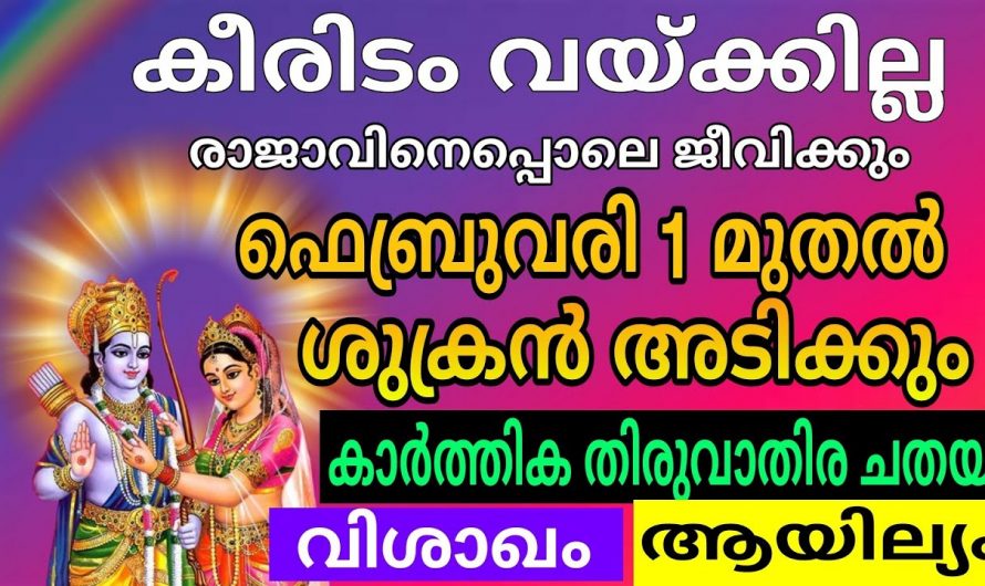 അഞ്ചു നക്ഷത്രക്കാർക്ക് ഫെബ്രുവരി മാസം നല്ല സമയം…👌