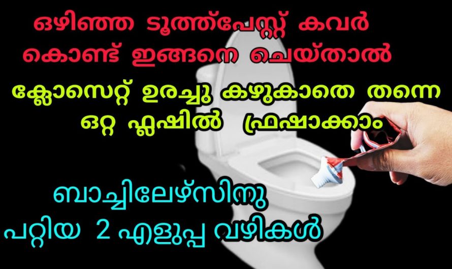 ടോയ്ലറ്റ് എപ്പോഴും വൃത്തിയുടെയും നല്ല മണത്തോടെയും ഇരിക്കുന്നതിന്…