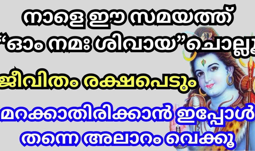 ശിവരാത്രി ദിവസം ഇങ്ങനെ പ്രാർത്ഥിച്ചാൽ ജീവിതത്തിൽ വളരെ വലിയ സൗഭാഗ്യം ലഭ്യമാകും…