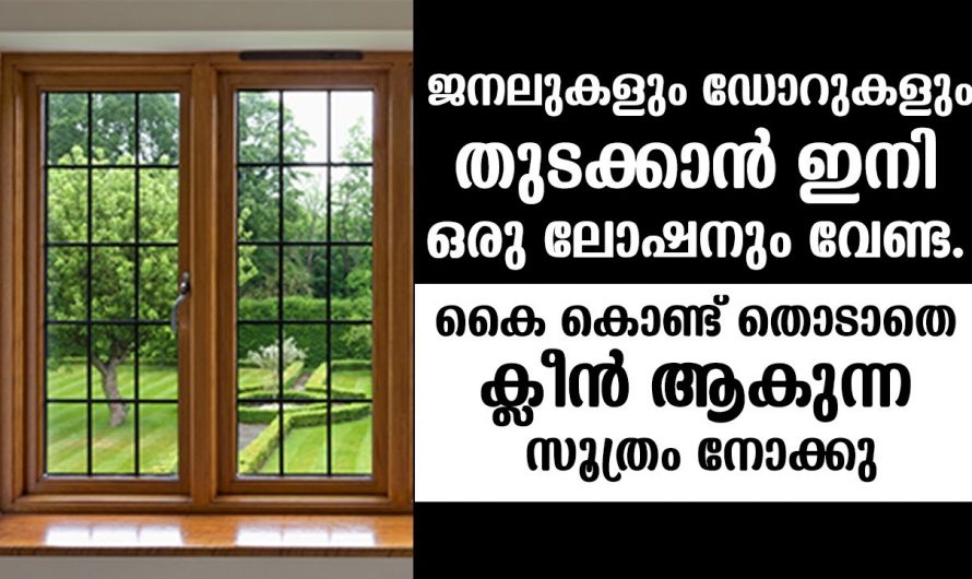 ജനലകൾ എളുപ്പത്തിൽ ക്ലീൻ ചെയ്യാൻ ഇതാ കിടിലൻ വഴി..