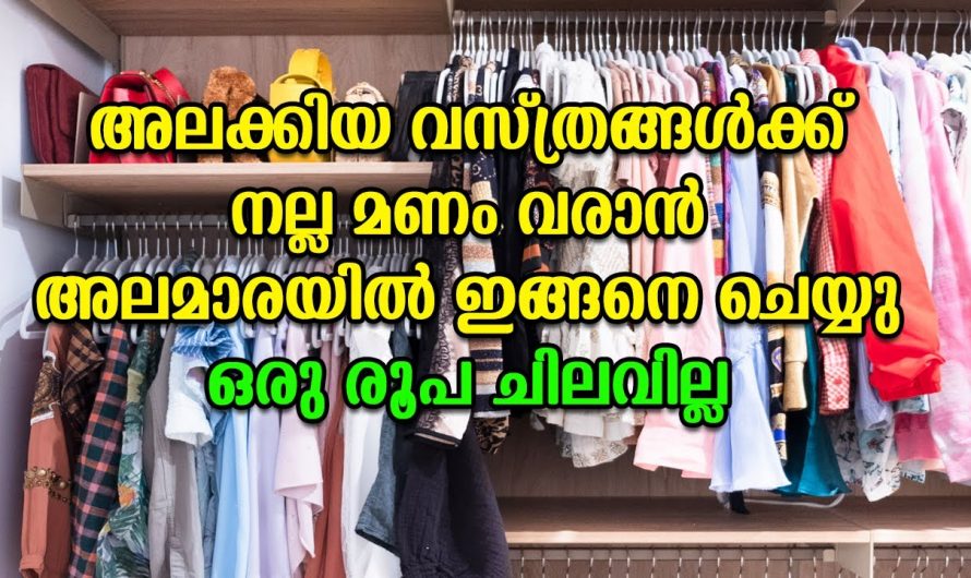 തുണികൾ സുഗന്ധപൂരിതമാകുവാൻ ഇങ്ങനെ ചെയ്താൽ മതി.