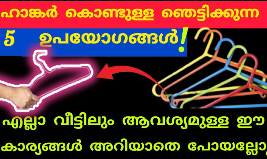 വീട്ടിൽ ഹാങ്ങർ ഉണ്ടെങ്കിൽ ഇതാ കിടിലൻ ടിപ്സ്