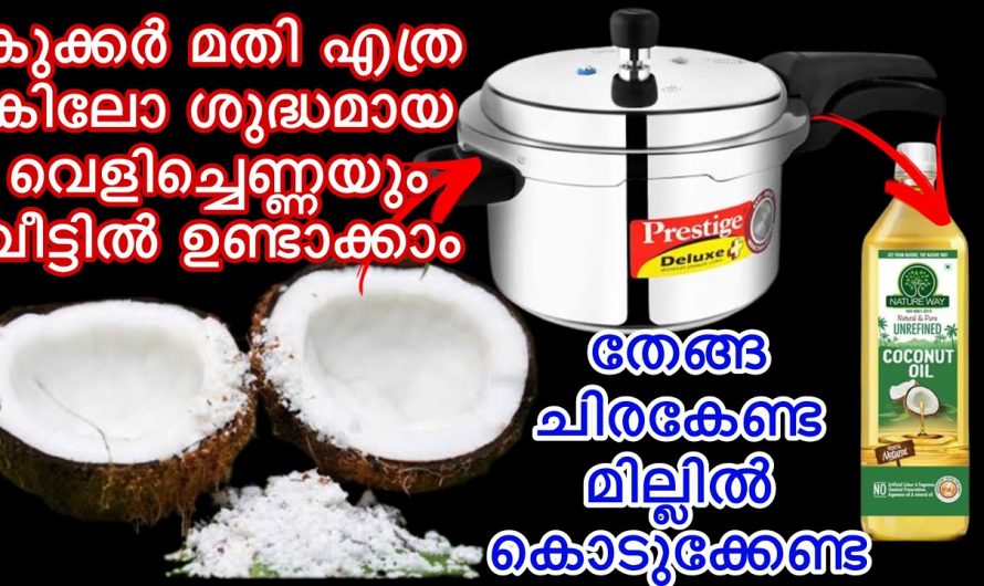 ശുദ്ധമായ വെളിച്ചെണ്ണ വീട്ടിൽ ഉണ്ടാക്കുന്ന വിധം