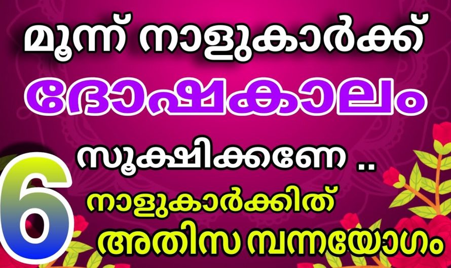 വിഷു കഴിഞ്ഞാൽ ഈ മൂന്നും നക്ഷത്ര ജാതകർ  അൽപം കരുതിയിരിക്കുക..