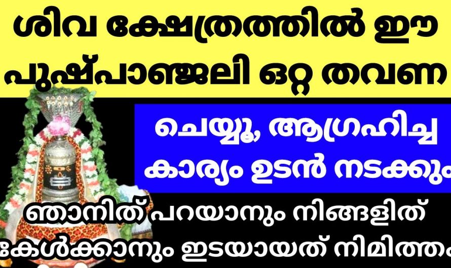 ആഗ്രഹിക്കുന്നത് എന്തും സഫലമാകാൻ  ഈ വഴിപാട് ചെയ്യു..