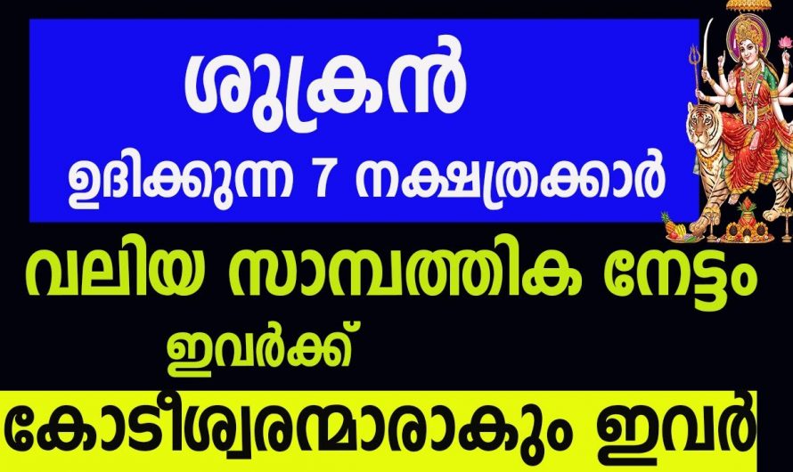 സ്വപ്നതുല്യമായ ജീവിതം സ്വന്തമാക്കുന്ന നക്ഷത്രക്കാർ..