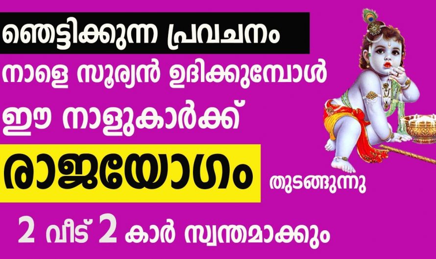 രാജയോഗത്താൽ ജീവിത വിജയം നേടുന്ന നക്ഷത്രക്കാർ..