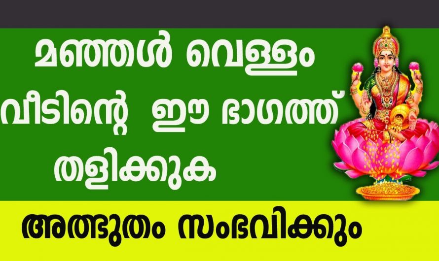 മഞ്ഞൾ വെള്ളം വീടിന്റെ ഈ ഭാഗത്ത് തെളിച്ചാൽ സംഭവിക്കുന്നത് എന്താണെന്ന് നിങ്ങൾക്കറിയാമോ.