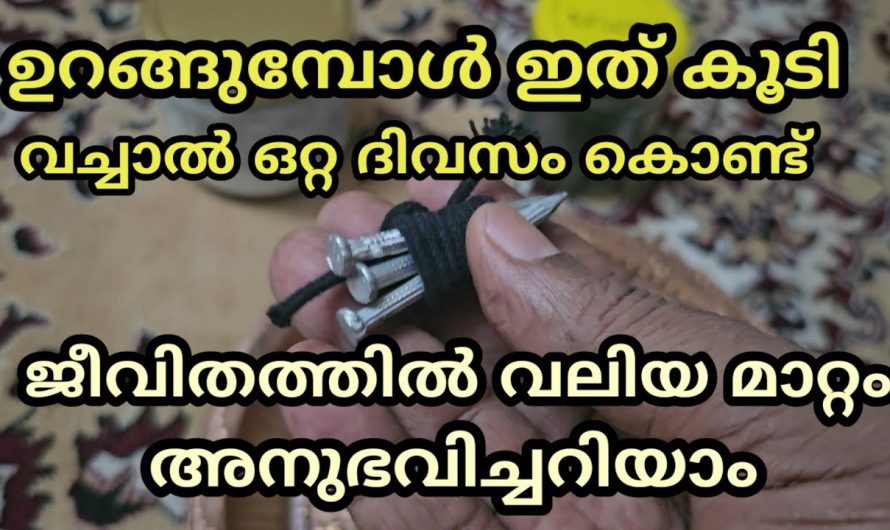 ജീവിതത്തിൽ ഇഷ്ടകാര്യം സാധിച്ചെടുക്കാൻ ഉറങ്ങുന്നതിനു മുമ്പ് ഇങ്ങനെ ചെയ്യൂ.