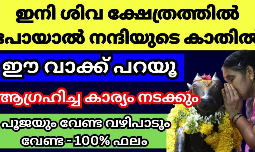 പൂജയും വഴിപാടും ഒന്നുമില്ലാതെ ആഗ്രഹിച്ചത് സ്വന്തമാക്കാൻ ഈയൊരു കാര്യം ചെയ്താൽ മതി.