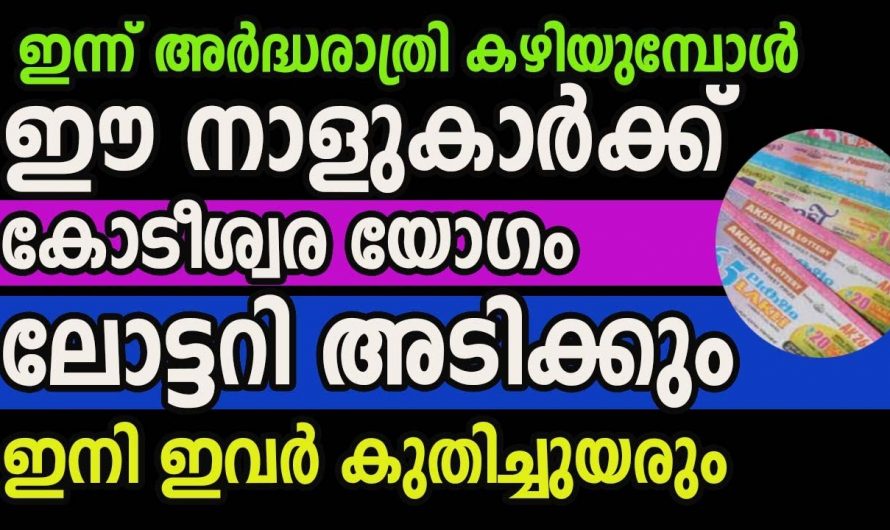 നേരം പുലരുമ്പോഴേക്കും കോടീശ്വരയോഗം വന്ന് ചേരുന്ന നക്ഷത്രക്കാർ.