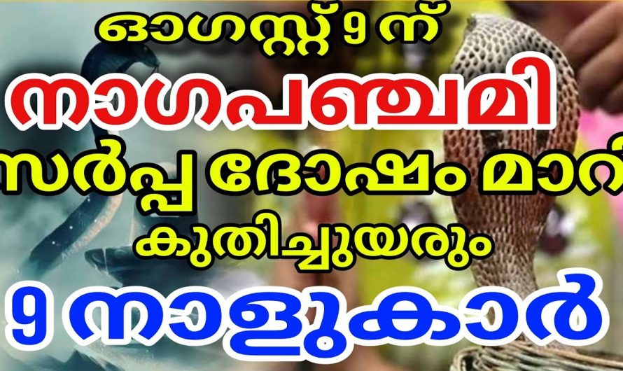 ഓഗസ്റ്റ് മാസം ഒൻപതാം തീയതി മുതൽ 9 നക്ഷത്രക്കാർക്ക്  സൗഭാഗ്യങ്ങളുടെ സമയം