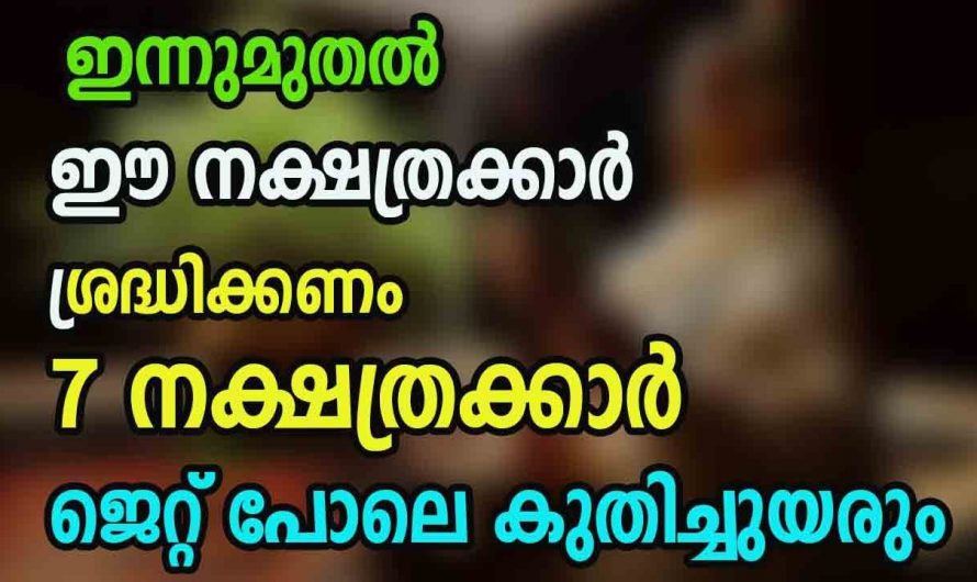 ഈ നക്ഷത്രക്കാർ ജെറ്റ് പോലെ ഉന്നതങ്ങളിൽ എത്തും.